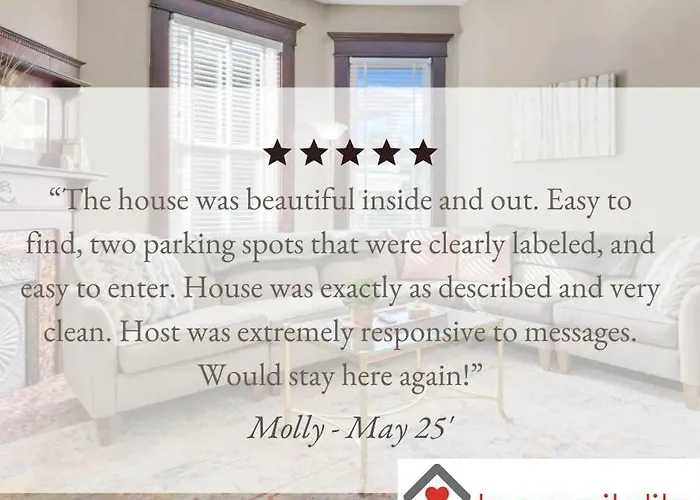 Сasa de vacaciones 4 Bed Townhome Near Goodale Park Columbus